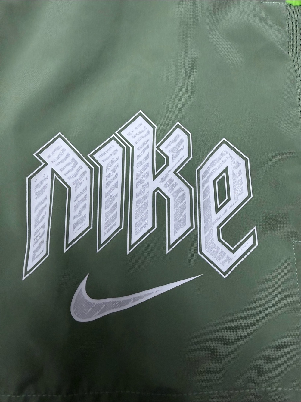 Nike Dri-FIT Running Shorts XL Sage Green Volt Athletic Gym Streetwear - Picture 7 of 12
